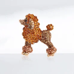 Sparkling Rhinestone Poodle Dog Brooches Women Christmas Animal Brooch Pins -Xmas Mart Sales 71fbp9oZJCL. AC UL1300