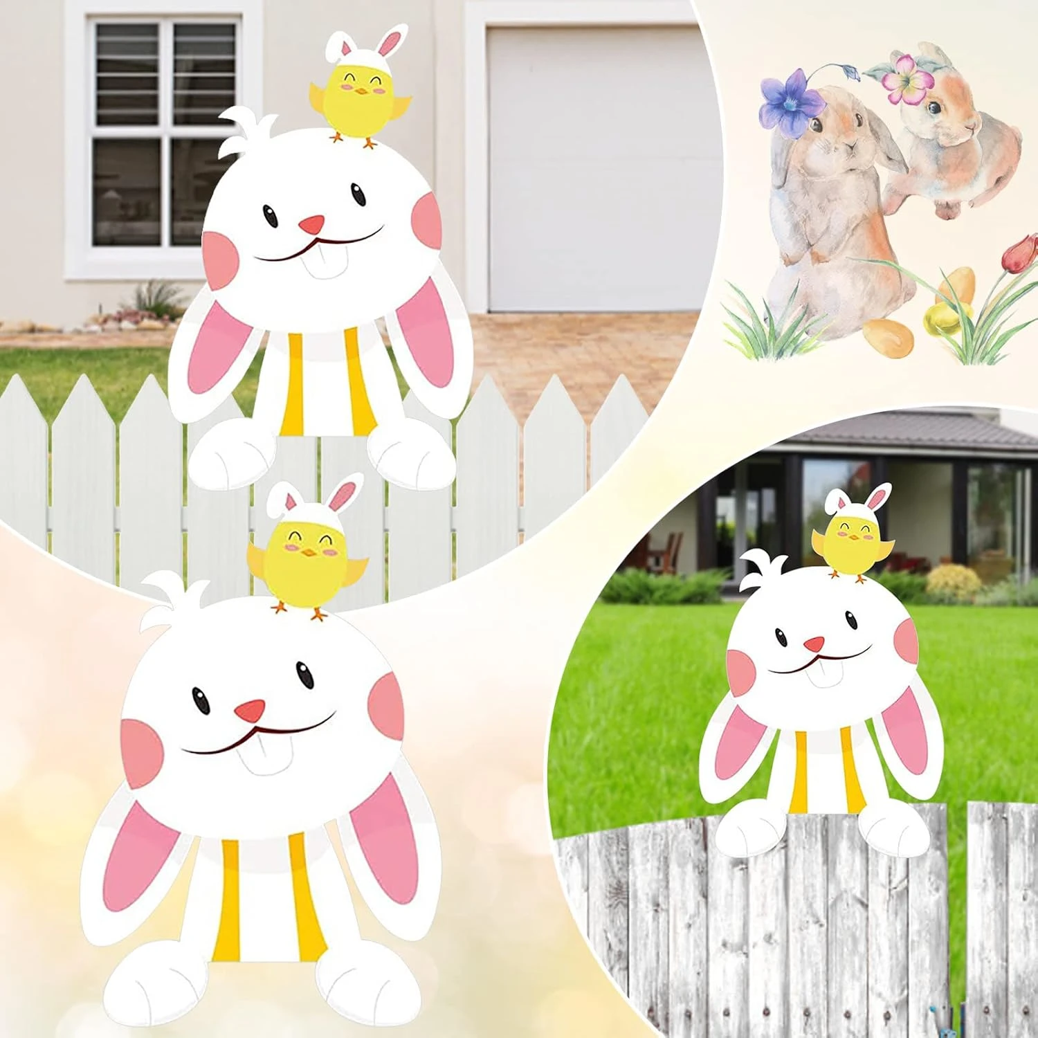 Decorations Fence At Festive Outdoor Fence Easter Occasions Animal The Home Decor And Teal Christmas Decorations (as Shown, One Size) 9 Decorations Fence At Festive Outdoor Fence Easter Occasions Animal The Home Decor And Teal Christmas Decorations (as Shown, One Size) - Image 7