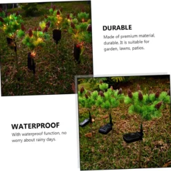 DOITOOL 2pcs Christmas Lights Solar Landscape Lights Holiday Lawn Lights Christmas Lawn Stake Lamp Outdoor Decoration Light For Outside Patio Christmas Lights Outdoor LED Lamp Solar Lamp -Xmas Mart Sales 71l4ChZObhL. AC SL1242