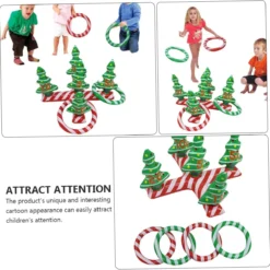 Sosoport 1 Set Ring Toy Outside Kids Toys Kids Playset Outside Toy Inflatable Toss Game Xmas Tree Toss Game Inflatable Toys PVC Green Air Pump Christmas Parent-Child Inflatable Toy -Xmas Mart Sales 71lFC86OdoL. AC SL1222