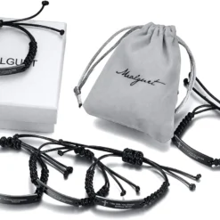 Personalized Unisex Religious Bible Verse Scripture Quotes Bracelet Faith Christian Adjustable Cord Stainless Steel Encourage Inspirational ID Bracelets For Men Women, Christmas Gift Customized -Xmas Mart Sales 71lRGKZPmKL. AC UL1500