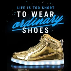 IGxx LED Light Up Shoes For Kids High Top Sneakers Lights Shoes For Boys Gilrs USB Charging Flashing Luminous Trainers For Festivals, Thanksgiving, Christmas, New Year, Party Gift -Xmas Mart Sales 71ledvAZKSL. AC UL1500