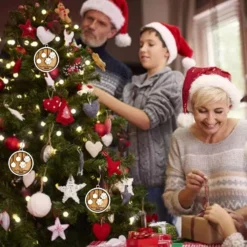 Gift Member Tree Pendant Disc DIY Pendant 2022 One's Christmas Tag Pendant Wood Family Loved Decoration Hangs Holiday Hanging Decorations (Brown, One Size) -Xmas Mart Sales 71lfzKjNiL. AC SL1500