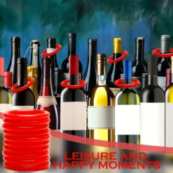 60PCS Plastic Ring Toss, 1.5 Inch Red Ring Toss Rings For Carnival Christmas Halloween Party, Ring Toss Game Throw A Ring Toss On The Bottle Game (Red) -Xmas Mart Sales 71mJFmFnbHL. AC SL1500