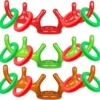 TOPLEE 20 Pieces Inflatable Reindeer Antlers Toss Game, Christmas Party Antler Hat Games For Kids Adults Family Indoor Outdoor Carnival Xmas Games(4 Antlers 16 Rings) -Xmas Mart Sales 71n96p3nqrL. AC SL1500
