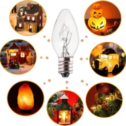 6Ft C7 Indoor Patio String Lights With C7 Candle Light Bulb Christmas Village Accessories 5W Cord With Light Bulbs ForIndoor/Outdoor Lights For Patio Garden Backyard Bistro Gazebo (2 Pack) 12 6Ft C7 Indoor Patio String Lights With C7 Candle Light Bulb Christmas Village Accessories 5W Cord With Light Bulbs ForIndoor/Outdoor Lights For Patio Garden Backyard Bistro Gazebo (2 Pack) -Xmas Mart Sales 71nHc4 B1ZL. AC SL1500