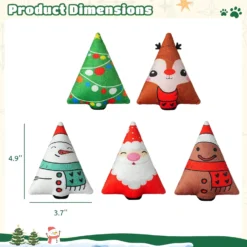 Biubiucat Christmas Catnip Toys Interactive Cats 5PCS Cat Nip Toy/Kitten Chew Plush Gift/Best Play Kick Stuff/Kitty Stuffed Teething Pillow/Cute And Soft Dental Gifts For Indoor Kittens -Xmas Mart Sales 71nXGp wM8L. AC SL1500