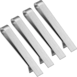 HAWSON 2.2 Inch Tie Clips For Men’s Regular Tie In Gift Box, Tie Bar & Pins Set For Necktie In Black Red White Blue Color, Suitable For Wedding Anniversary Valentine's Day Christmas Party Daily Wear