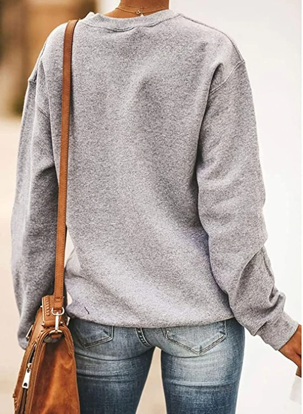 RETSUGO Womens Merry Christmas Sweatshirt Funny Christmas Tree Truck Graphic Pullover Casual Blouse Tops 6 RETSUGO Womens Merry Christmas Sweatshirt Funny Christmas Tree Truck Graphic Pullover Casual Blouse Tops - Image 4