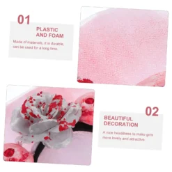 Amosfun 1Pc Halloween Headband Christmas Ornaments Headwear For Women Girls Veil Flower Veil Headband Halloween Bloody Decorations Halloween Party Headband Plastic Cosmetic Costume Demon -Xmas Mart Sales 71oDoMPrCvL. SL1500