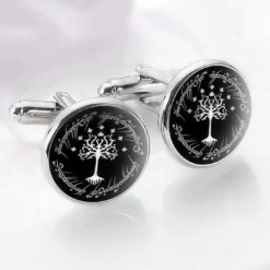 Kooer Cufflinks For Men, White Tree Cufflinks Wedding Christmas Tree Of Life Cuff Links Gift For Men Father Dad Husband -Xmas Mart Sales 71oELB2MkpL. AC UL1500