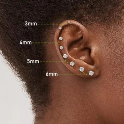 Earrings For Women, 7/8 Pairs Stud Earrings Set For Men Girl, COMOSO 18K White Gold Plated S925 Sterling Silver Cubic Zirconia Earrings Studs 3-8mm, Birthday Christmas Gift -Xmas Mart Sales 71pi7jzS39L. AC UL1500