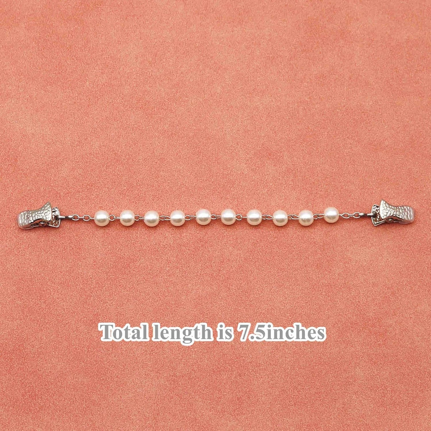 Christmas Pearl Sweater Clips Chain Cardigan Shawl Dress Cloak Cinch Scarf Retro Collar Shirt Brooch Pin Clips Cape Clasp 6 Christmas Pearl Sweater Clips Chain Cardigan Shawl Dress Cloak Cinch Scarf Retro Collar Shirt Brooch Pin Clips Cape Clasp - Image 4