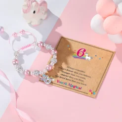 UPROMI Gifts For 6-12 Year Old Girl Unicorn Bracelet, Christmas Birthday Gifts For Daughter/Granddaughter/Niece -Xmas Mart Sales 71q1KloPovL. AC UL1500
