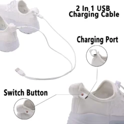 YYXMS Fiber Optic Shoes For Boys Girls Light Up Sneakers For Kids Flashing Shoes With USB Charging For Christmas, Festivals, Halloween, New Year Party 15 YYXMS Fiber Optic Shoes For Boys Girls Light Up Sneakers For Kids Flashing Shoes With USB Charging For Christmas, Festivals, Halloween, New Year Party -Xmas Mart Sales 71qcNDg1 QL. AC UL1500