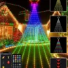 Outdoor Christmas Decorations Lights With Star, Smart DIY Custom Display 11.8Ft 64 Modes Yard Waterfall Tree Halloween String Lights, App Control 344LED RGB Color Changing Music Timer For Xmas Tree -Xmas Mart Sales 71sRIs87VuL. AC SL1500