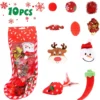 Jupsk 10 Pcs Christmas Cat Toys, Christmas Pet Stocking With Teasing Cat Wand And Toys Balls, Xmas Interactive Chew Toy For Pet Indoor Cats Kitten 1 Jupsk 10 Pcs Christmas Cat Toys, Christmas Pet Stocking With Teasing Cat Wand And Toys Balls, Xmas Interactive Chew Toy For Pet Indoor Cats Kitten -Xmas Mart Sales 71sXANbG eL. AC SL1500