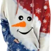GDDXLM Christmas Sweatshirt For Women Hoodie Pullover Long Sleeve Tops With Pockets Hooded Santa Claus Print Shirts Blouse -Xmas Mart Sales 71selMPOrzL. AC UL1500