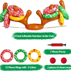 MGparty Christmas Inflatable Reindeer Antler Toss Game For Xmas Kids Teens Party Favors Supplies Outdoor Indoor Ring Toss Game 12 MGparty Christmas Inflatable Reindeer Antler Toss Game For Xmas Kids Teens Party Favors Supplies Outdoor Indoor Ring Toss Game -Xmas Mart Sales 71sjYptq8lL. AC SL1500