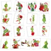 Grinch Christmas Birthday Party Supplies, 34Pcs Temporary Tattoos Party Favors, Removable Skin Safe, Fake Tattoo Stickers For Goody Bag Treat Bag Stuff For Christmas Birthday Party Gifts Add Some Magic To Your Look