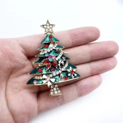 XGALBLA Christmas Brooch Pins, Rhinestone Crystal Enamel Christmas Jewelry Gift For Women Girls -Xmas Mart Sales 71tSiuGE0XL. AC UL1500