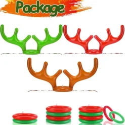 3 Pack Inflatable Reindeer Antler Hat Ring Toss Game Christmas Party Games For Kids Adults Families Carnival Games Xmas Holiday Party Supplies -Xmas Mart Sales 71uOiEeQi1L. AC SL1500