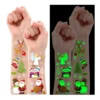 Partywind Glow Christmas Party Decorations, Luminous Christmas Temporary Tattoos For Kids Stocking Stuffers, Xmas Holiday Decorations Party Favors Supplies Games Gifts For Boys And Girls (4 Sheets) -Xmas Mart Sales 71uQ166TXiL. SL1500