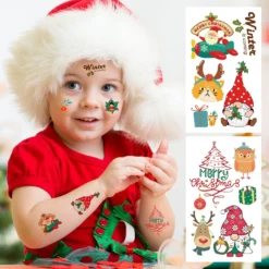 100 Pieces Christmas Temporary Tattoos For Kids, 20 Sheets Stocking Stuffers Santa Claus Christmas Tree Snowman Waterproof Tattoos Stickers For Christmas Holiday Birthday Party Decorations -Xmas Mart Sales 71uf5vCJEEL. SL1400