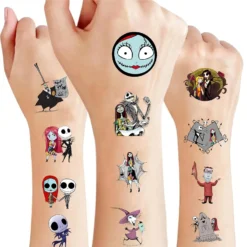 Nightmare Before Christmas Party Supplies,8 Sheets 100Pcs Jack And Sally Temporary Tattoos Party Favors,Removable Skin Safe, Fake Tattoo Stickers For Halloween Party Gifts Favor Supplies 17 Nightmare Before Christmas Party Supplies,8 Sheets 100Pcs Jack And Sally Temporary Tattoos Party Favors,Removable Skin Safe, Fake Tattoo Stickers For Halloween Party Gifts Favor Supplies -Xmas Mart Sales 71ugPLpNiEL. SL1500
