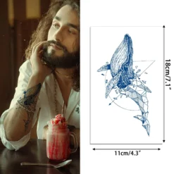 Aresvns Semi-Permanent Tattoos For Men And Boys,Realistic Temporary Tattoo Waterproof & Long-Lasting 1-2 Weeks,Lifelike Fake Tattoo Stickers 6 Sheets Christmas Gift 11 Aresvns Semi-Permanent Tattoos For Men And Boys,Realistic Temporary Tattoo Waterproof & Long-Lasting 1-2 Weeks,Lifelike Fake Tattoo Stickers 6 Sheets Christmas Gift -Xmas Mart Sales 71urAayiO9L. SL1500