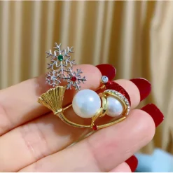 1pc Colorful Pearl And Rhinestone Snowman Brooch For Women Girls Christmas Birthday Jewelry Gift Accessories -Xmas Mart Sales 71uwKQ7L3mL. AC UL1500