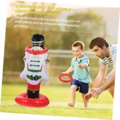 VANZACK 1 Set Toys For Outside Indoor Outdoor Ring Toy Cartoon Decorate Ferrule Nutcrackers Ring Toss Inflatable Nutcracker Christmas Parent-Child Christmas Toys Party Supplies -Xmas Mart Sales 71vES1kkvLL. AC SL1500