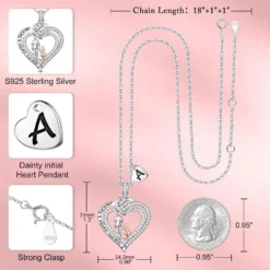 Iefil Gifts For Daughter From Dad - 925 Sterling Silver Heart Pendant Initial Necklace Daughter Gifts From Dad Christmas Birthday Gifts For Daughter Teen Girl Jewelry Gifts 13 Iefil Gifts For Daughter From Dad - 925 Sterling Silver Heart Pendant Initial Necklace Daughter Gifts From Dad Christmas Birthday Gifts For Daughter Teen Girl Jewelry Gifts -Xmas Mart Sales 71vml4jRWL. AC UL1500