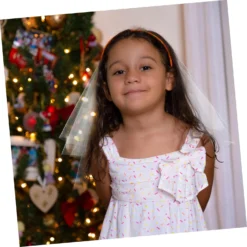 Amosfun Veil Bow Bandana Headband Headbands For Wigs Kids Hair Accessories Birthday Headdress Christmas Girl Veil Bow Hair Comb Girls Veil Hair Comb Christmas Hair Accessory Bride Bow Tie -Xmas Mart Sales 71vr0gIi6eL. AC SL1500