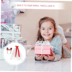 OHPHCALL 1 Set Veil Bow Wedding Headband Wedding Veil Hair Accessories For Girls Xmas Headdress Antler Hairband Christmas Costume Accessories Mesh Christmas Girls Veil Headdress Clothing -Xmas Mart Sales 71wlq2xKC3L. SL1500