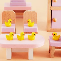 100 Pieces Mini Resin Duck Charms Miniature Duck Figures Tiny Duck Ornament Micro Fairy Garden Landscape Aquarium Dollhouse Decor For Christmas Accessories (Yellow) -Xmas Mart Sales 71yU5uiTWS. AC SL1500