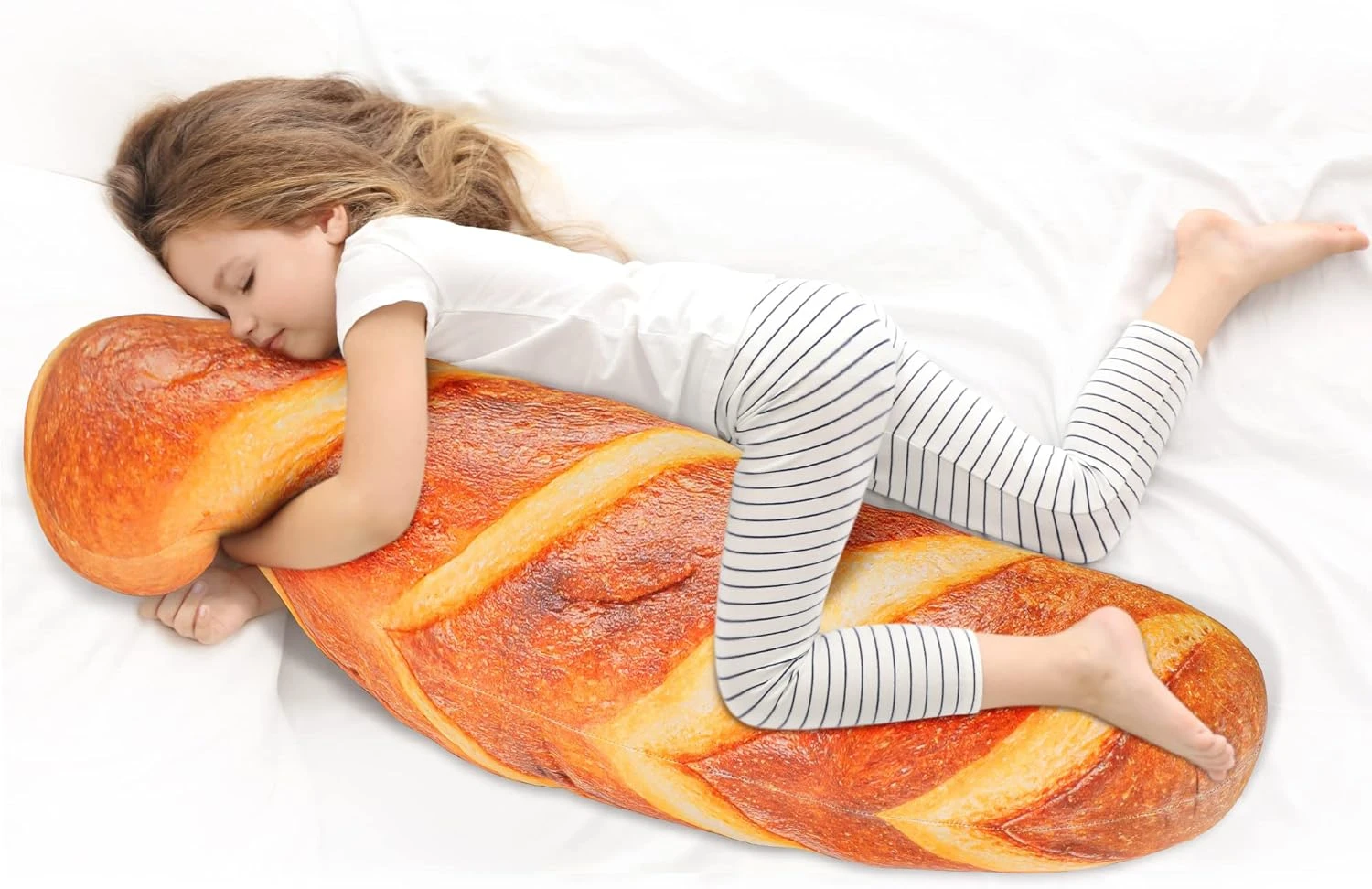 Bread Pillow Funny Pillows Giant Bread Pillow Bread Body Pillow 3D Simulation Bread Shape Pillow Loaf Of Bread Pillow Butter Toast Bread Food Cushion For Christmas Sleeping Soft Decor (47.24 Inches) 6 Bread Pillow Funny Pillows Giant Bread Pillow Bread Body Pillow 3D Simulation Bread Shape Pillow Loaf Of Bread Pillow Butter Toast Bread Food Cushion For Christmas Sleeping Soft Decor (47.24 Inches) - Image 4