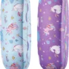 2 Pieces Eyeglasses Case Unicorn Hard Shell Glasses Cases Sunglasses Case Holder Protective Case Christmas Present For Glasses Sunglasses Women Men, With Eyeglass Cleaning Cloth