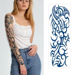 Aresvns Semi Permanent Sleeve Tattoos For Men And Women, Realistic Fake Tattoos Full Arm Waterproof & Long-Lasting 2-3 Weeks Christmas Gift -Xmas Mart Sales 81 WVrlvADL. SL1500