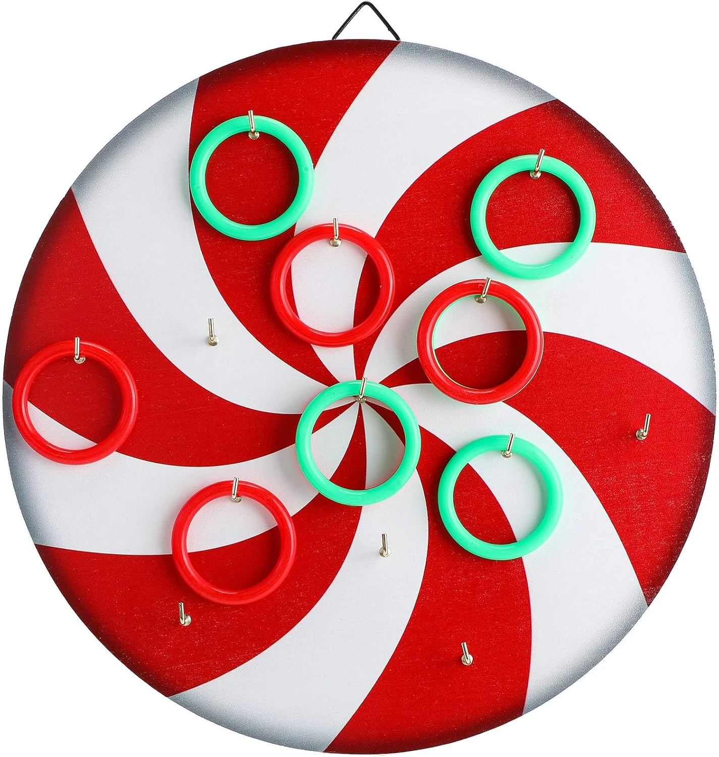 Christmas Ring Toss Games For Kids And Adults, 12 Inches Wooden Candy Ring Toss Game Fun Target Board For Indoor Outdoor Family Classroom Office 3 Christmas Ring Toss Games For Kids And Adults, 12 Inches Wooden Candy Ring Toss Game Fun Target Board For Indoor Outdoor Family Classroom Office