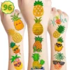 GENERIC Pineapple Temporary Tattoos Gold Pineapple Birthday Party Decorations Supplies Favors Summer Theme Cute Stickers 8 Sheets 96 PCS Gifts For Kids Girls Boys Decor Class School Luau Carnival Christmas -Xmas Mart Sales 810n8rfRGL. SL1500
