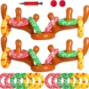 MGparty Christmas Inflatable Reindeer Antler Toss Game For Xmas Kids Teens Party Favors Supplies Outdoor Indoor Ring Toss Game -Xmas Mart Sales 810oFYUcUHL. AC SL1500