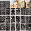 Sixberry 20 Sheets Temporary Tattoos Stencils For Kids, Glitter Henna Face Body Paint Stencil Kit, Girls Flowers Mermaid Boys Dragon Airbrush Art Tattoo For Birthday Halloween Christmas Party Favors -Xmas Mart Sales 810zJN4qPZL. SL1500