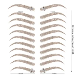 Aresvns Eyebrow Tattoo Sticker 99 Pairs! Fake Eyebrows,Popular Brown Eyebrow Shapes,4D Imitation Eyebrows Waterproof,Eyebrow Transfers Stickers(Only For Women Without Eyebrows) Christmas Gift -Xmas Mart Sales 811DWdpaf9L. SL1500