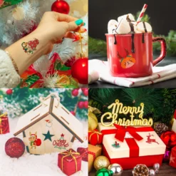 100 Pieces Christmas Temporary Tattoos For Kids, 20 Sheets Stocking Stuffers Santa Claus Christmas Tree Snowman Waterproof Tattoos Stickers For Christmas Holiday Birthday Party Decorations -Xmas Mart Sales 811z2qmtuuL. SL1400