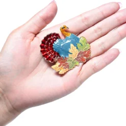 Christmas Brooches Pins For Women Girls, Glitter Enameled Thanksgiving Turkey Xmas Holiday Jewelry Brooch -Xmas Mart Sales 813hXnc9DxL. AC UL1500
