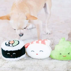 Pearhead Sushi Toys, Plush Squeaky Dog Toy Set, Pet Owner Must Have Dog Accessory, Pet Set, Holiday , Christmas Pet Stocking Stuffer, Set Of 3 -Xmas Mart Sales 814Fmo9jgL. AC SL1500