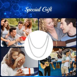 CEKAMA 925 Sterling Silver Bead Ball Dog Tag Chain For Men & Women Silver Bead Chain Necklace Silver Ball Chain Necklaces 3.0MM, 18 - 26 Inch Jewelry Gifts For Christmas Valentine's Day Mother's Day Father's Day -Xmas Mart Sales 814seuCAd8L. AC UL1500