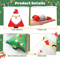 Biubiucat Christmas Catnip Toys Interactive Cats 5PCS Cat Nip Toy/Kitten Chew Plush Gift/Best Play Kick Stuff/Kitty Stuffed Teething Pillow/Cute And Soft Dental Gifts For Indoor Kittens -Xmas Mart Sales 815SBmHMJ1L. AC SL1500