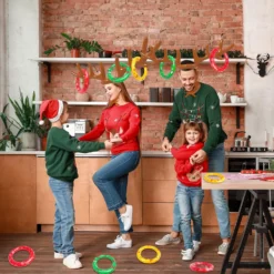 H-Style Christmas Games, 2 Sets Reindeer Antler Ring Toss Game For Christmas Party Games And Holiday Games Family Christmas Inflatable Reindeer Ring Toss Party Games -Xmas Mart Sales 815bhbFmzzL. AC SL1500